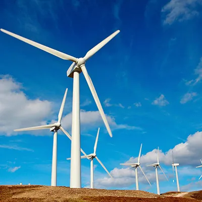 Brosses en carbone pour les éoliennes